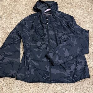 ZYIA Women's Black Camouflage Hoodie